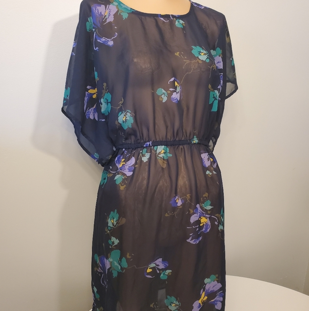 Mossimo Sheer Floral Dress - Picture 2 of 6